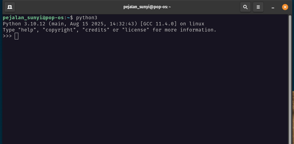 Python Interactive Mode